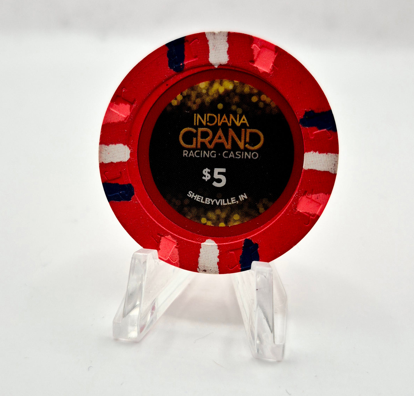 Indiana Grand Hotel Casino Shelbyville Indiana $5 Casino Chip