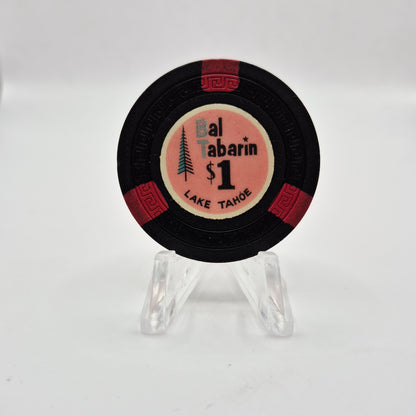 Bal Tabarin Casino Lake Tahoe Nevada 1958 $1 Casino Chip N4941