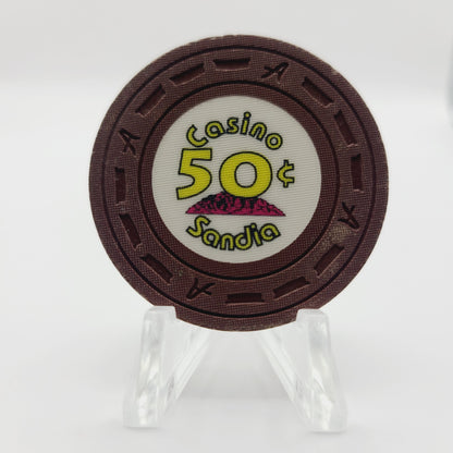 Sandia Resort and Casino Albuquerque New Mexico $.50 Casino Chip