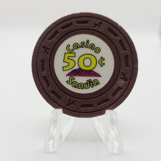 Sandia Resort and Casino Albuquerque New Mexico $.50 Casino Chip