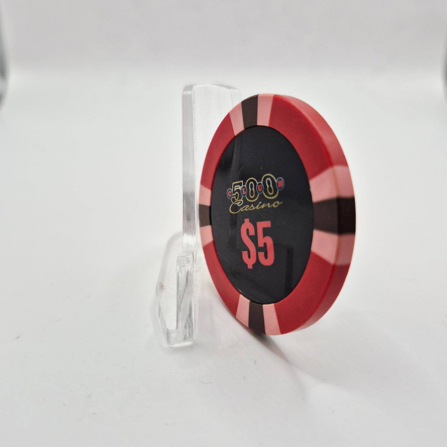 500 Club Casino "Card Room" Clovis California $5 Casino Chip