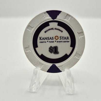 Kansas Star Hotel Casino Mulvane Kansas 2011 $1 Casino Chip