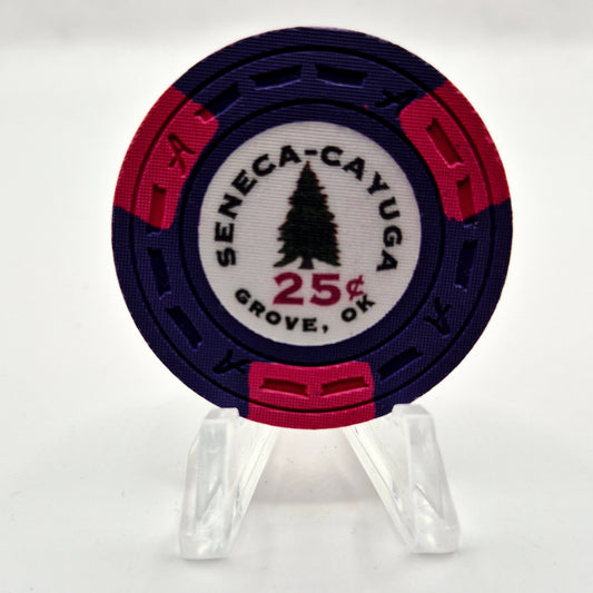 Seneca-Cayuga Bingo Casino Grove Oklahoma 2002 $.25 Casino Chip
