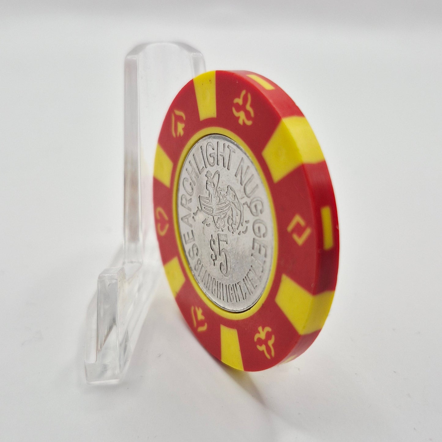 Searchlight Nugget Casino Searchlight Nevada 1998 $5 Casino Chip V1226