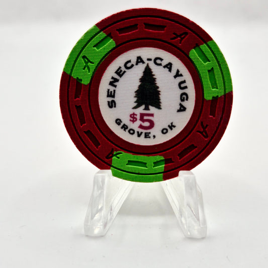Seneca-Cayuga Bingo Casino Grove Oklahoma 2002 $5 Casino Chip