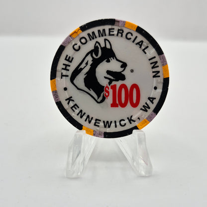 The Commercial Inn  Kennewick Washington $100 Casino Chip