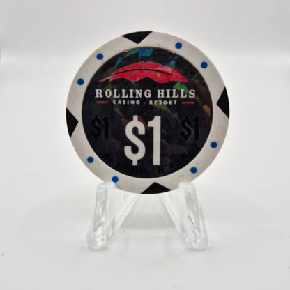 Rolling Hills Casino Corning California $1 Chip