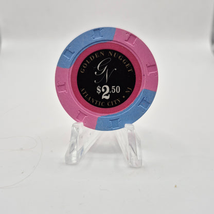 Golden Nugget 'Landry' Hotel Casino Atlantic City New Jersey 2011 $2.50 Casino Chip