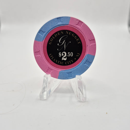 Golden Nugget 'Landry' Hotel Casino Atlantic City New Jersey 2011 $2.50 Casino Chip