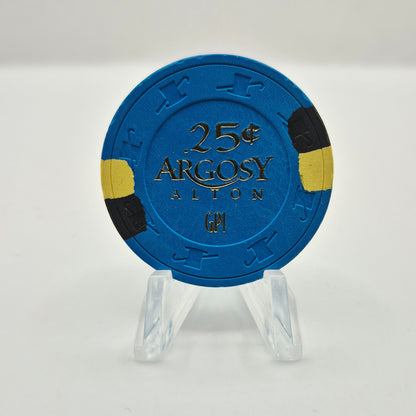 Argosy Riverboat Casino Alton Illinois 2015 $.25 Casino Chip