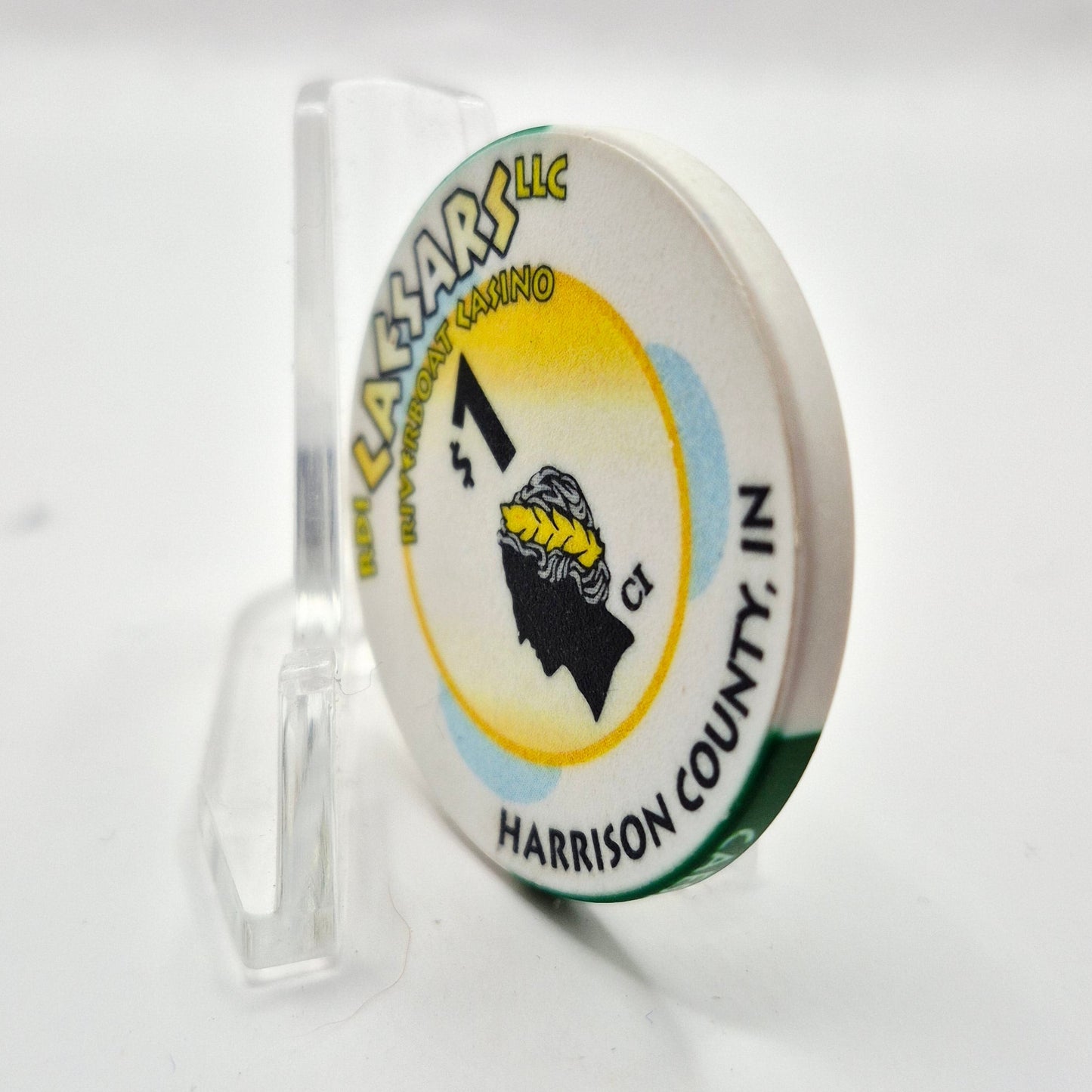 Caesars "Riverboat" Casino Elizabeth Indiana $1 Casino Chip