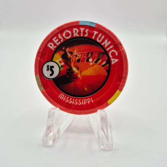 Resorts Tunica , Tunica Mississippi $5 Casino Chip