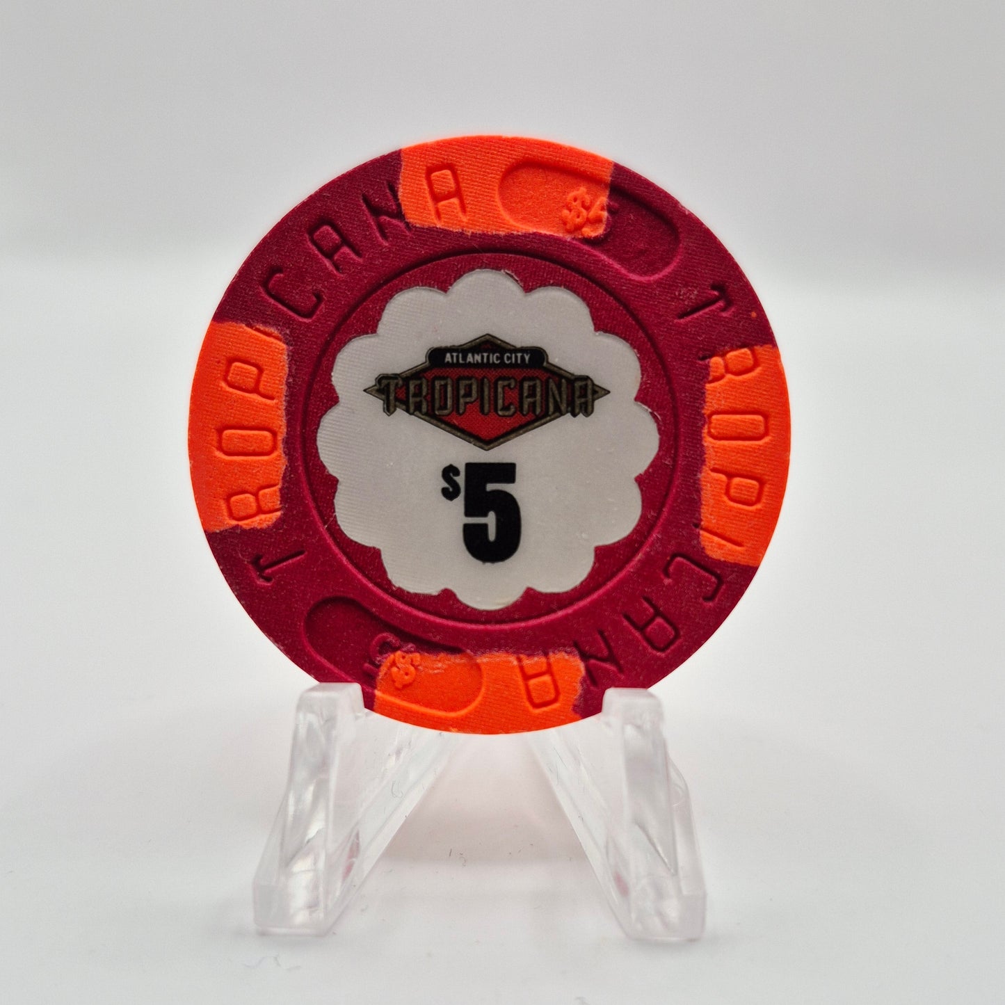 Tropicana Hotel Casino Atlantic City New Jersey $5 Casino Chip