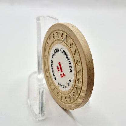 Casino Playa Chiquita Casino Sosua Dominican Republica $1 Casino Chip CG080179