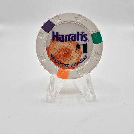 Harrah's "Riverboat" Casino Shreveport Louisiana $1 Casino Chip