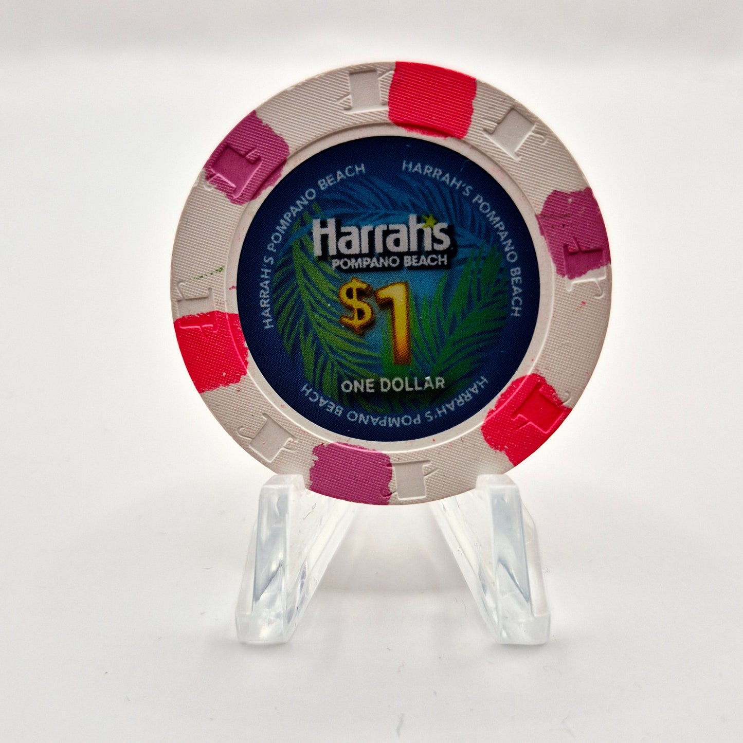 Harrah's Casino Pompano Beach Florida 2022 $1 Casino Chip