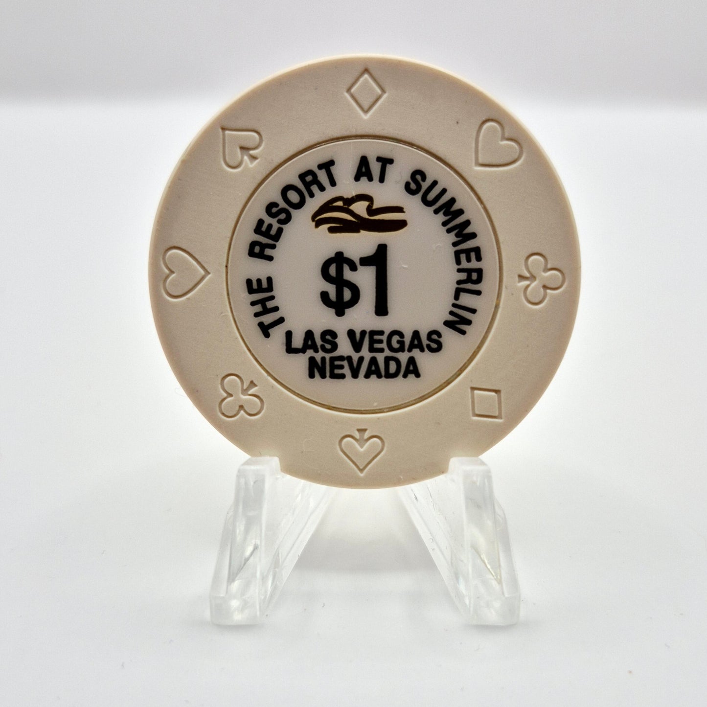 Resort at Summerlin Casino Las Vegas Nevada $1 Casino Chip V5347