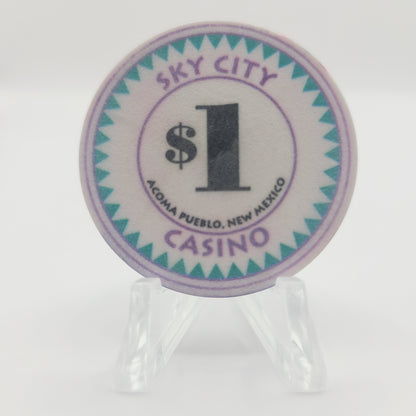 Sky City Casino Acoma New Mexico 1999 $1 Casino Chip