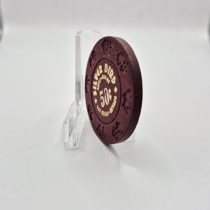 Silver Bird Casino Casino Las Vegas Nevada $.50 Casino Chip N0985