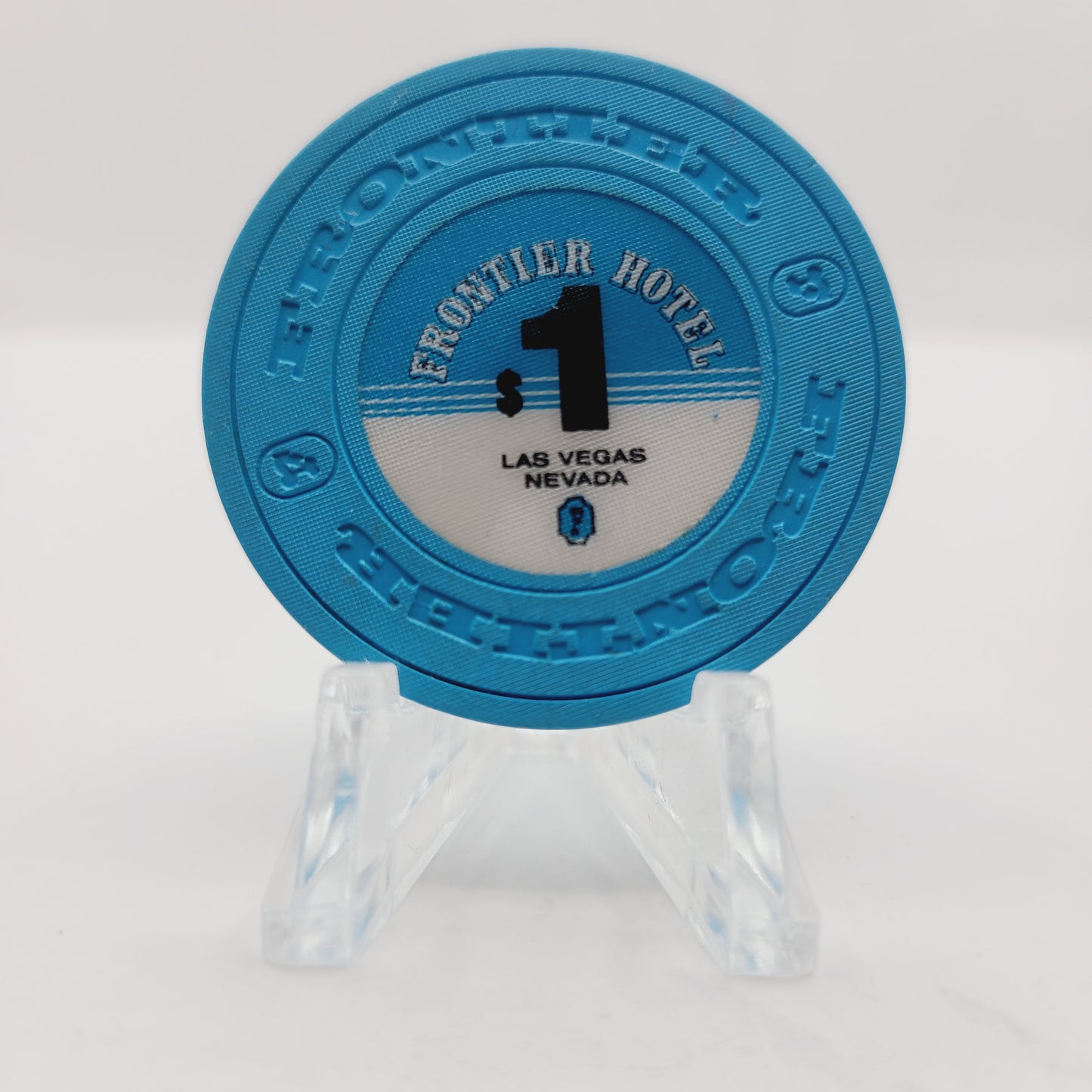 Frontier Hotel Casino Las Vegas Nevada 1980 $1 Casino Chip N1682