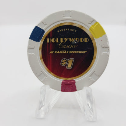 Hollywood Racino Casino Kansas City Kansas 2012 $1 Casino Chip
