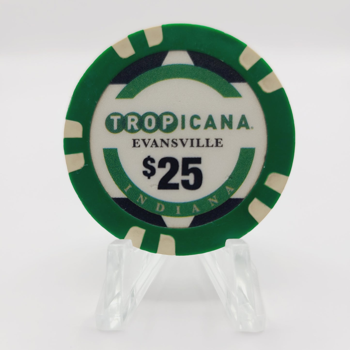 Tropicana Hotel Casino Evansville Indiana 2013 $25 Casino Chip