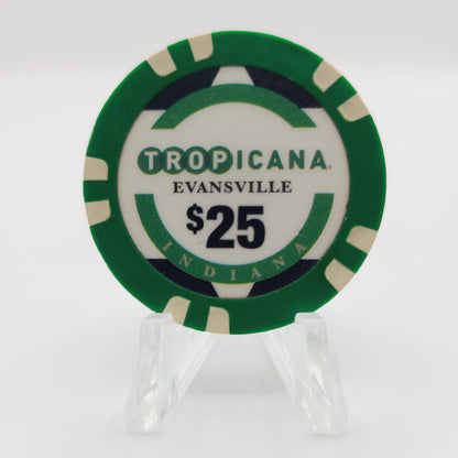 Tropicana Hotel Casino Evansville Indiana 2013 $25 Casino Chip