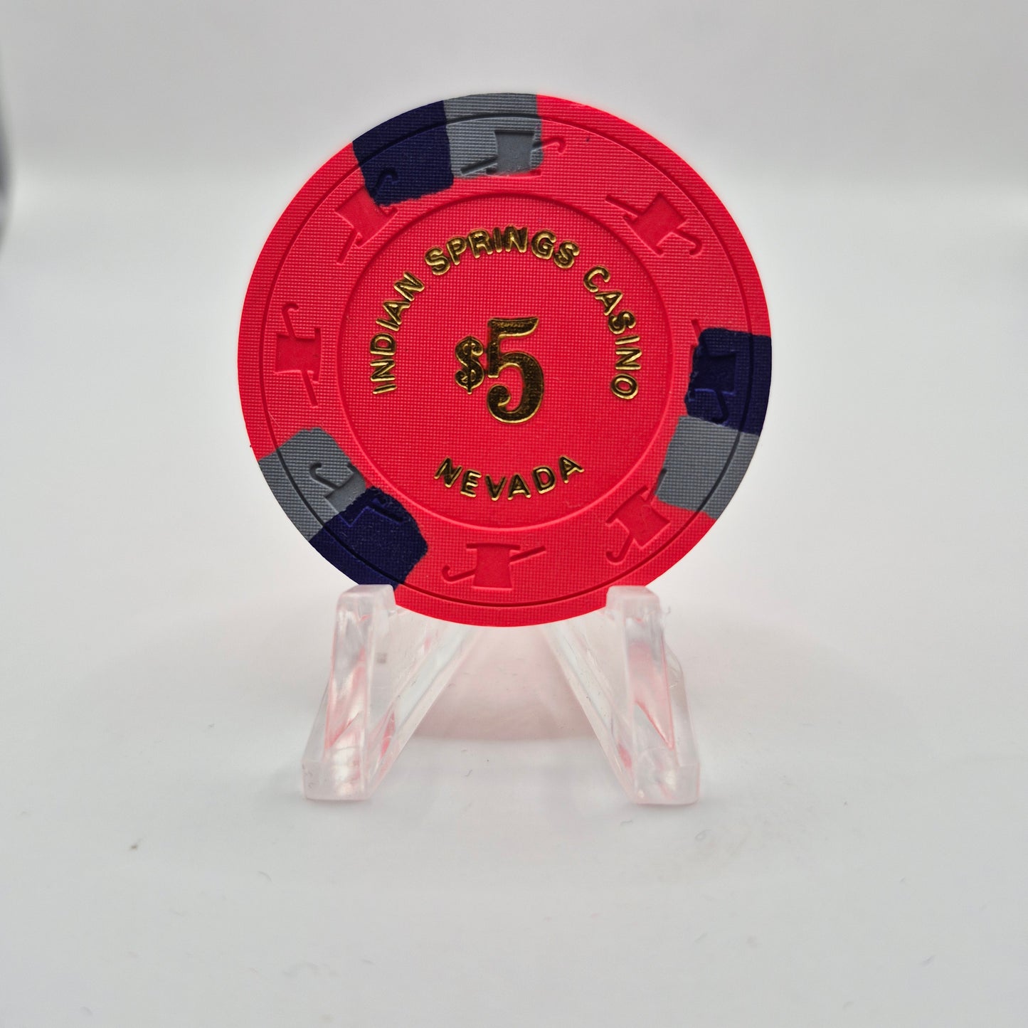 Indian Springs Casino Indian Springs Nevada 1985 $5 Casino Chip N3242