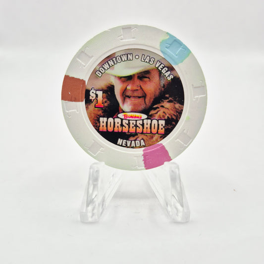 Horseshoe Club Binion's Las Vegas Nevada 2004 $1 Casino Chip E3132