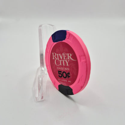 River City Hotel Casino St. Louis Missouri 2010 $.50 Casino Chip