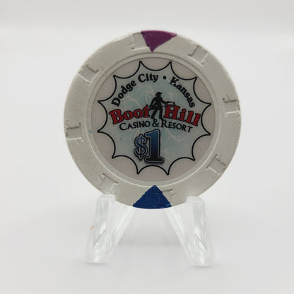 Boot Hill Casino Dodge City Kansas $1 Casino Chip *Circulated