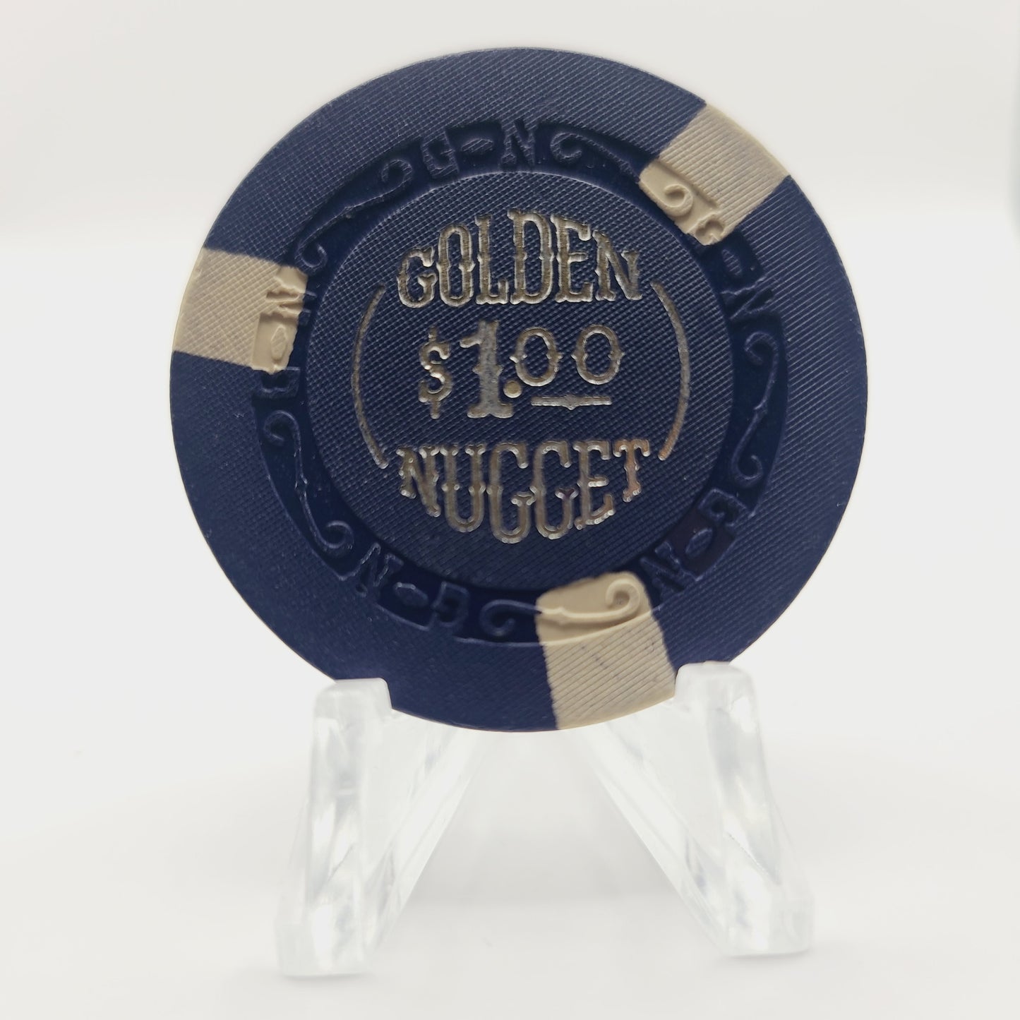 Golden Nugget Hotel Casino Las Vegas Nevada 1960's $1 Casino Chip N1722