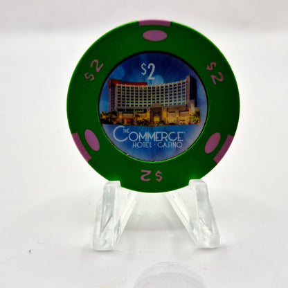 The Commerce Casino Hotel Commerce California $2 Casino Chip