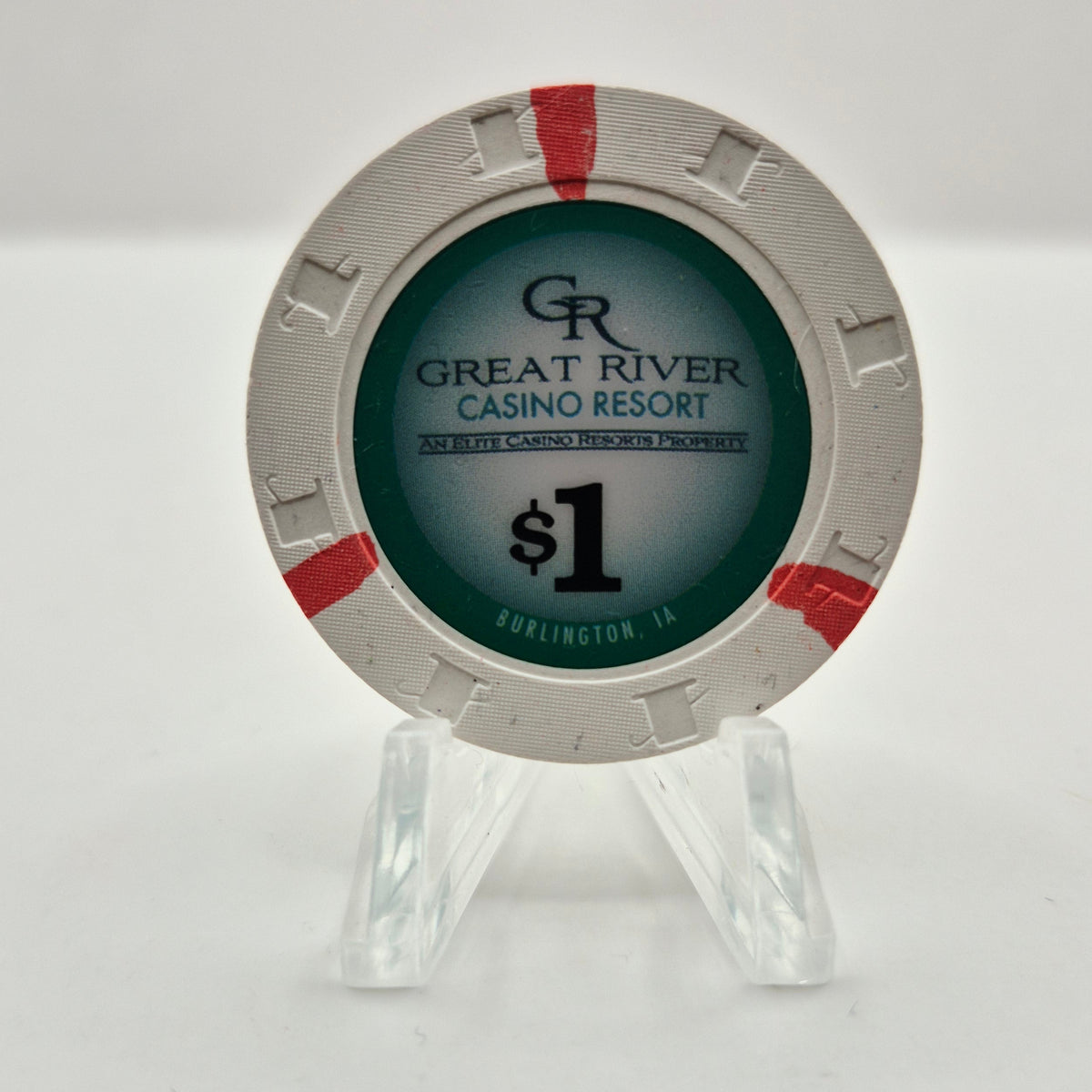 Great River Casino Resort Burlington Iowa 2026 $1 Casino Chip