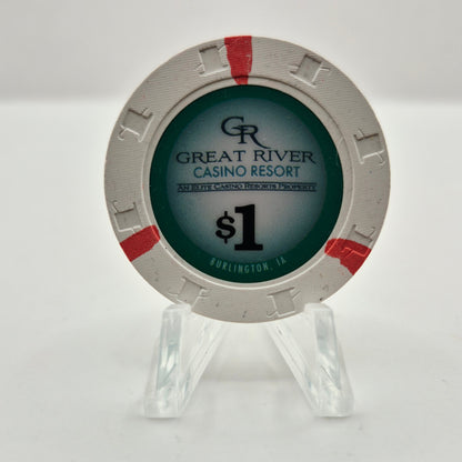 Great River Casino Resort Burlington Iowa 2026 $1 Casino Chip