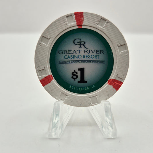Great River Casino Resort Burlington Iowa 2026 $1 Casino Chip