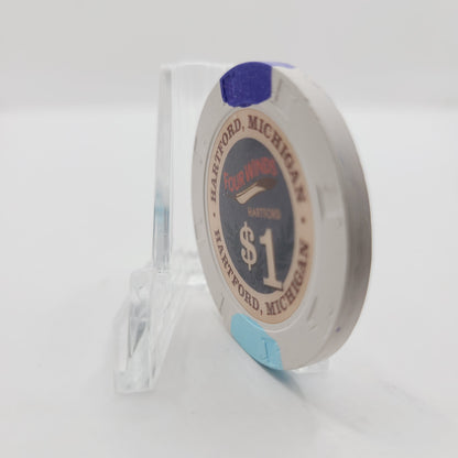 Four Winds Casino Hartford Michigan 2011 $1 Casino Chip
