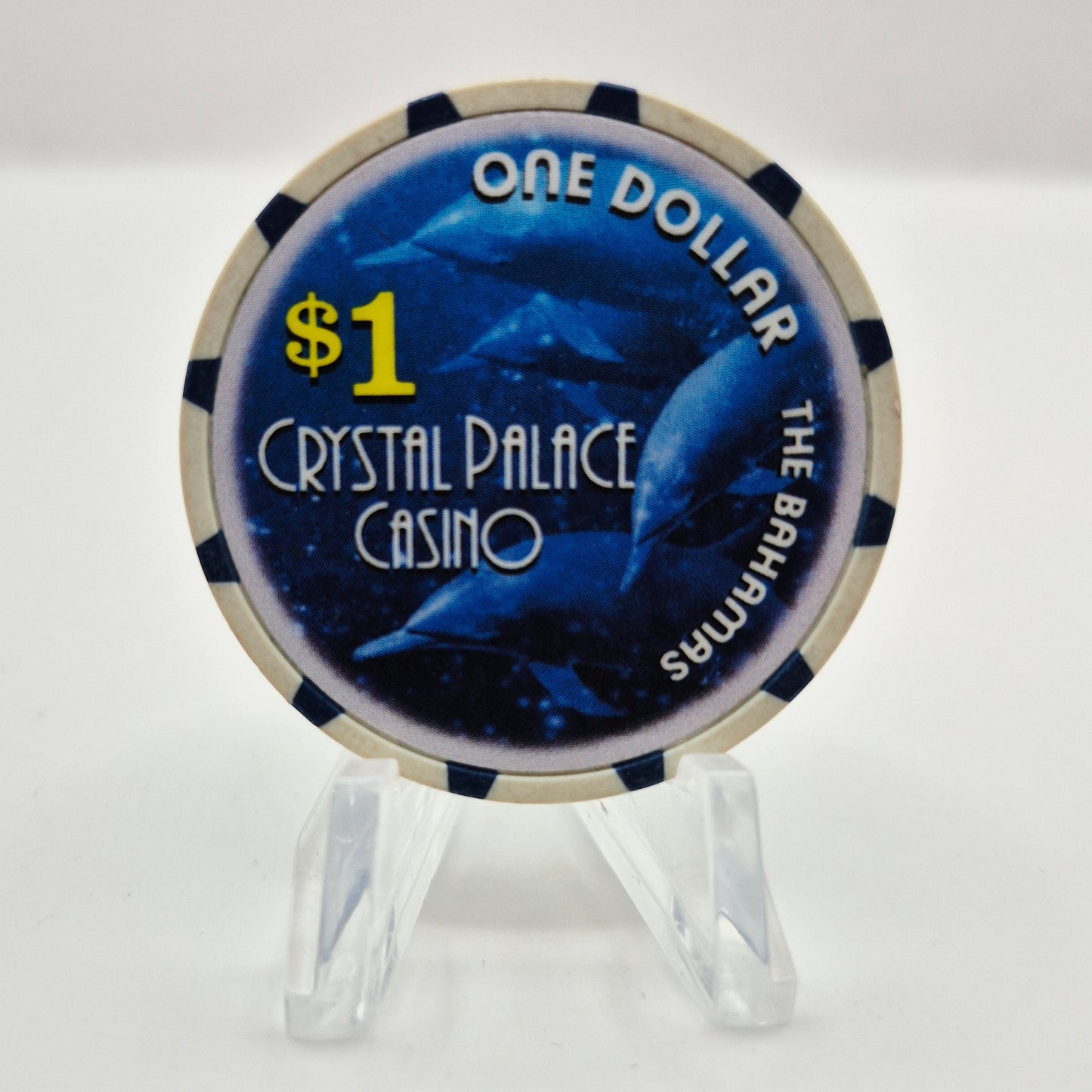 Crystal Palace Hotel Casino Nassau Bahamas $1 Casino Chip