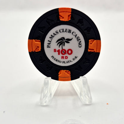 Palmas Club Casino Puerto Plata Dominican Republic $100 RD Casino Chip CG080667