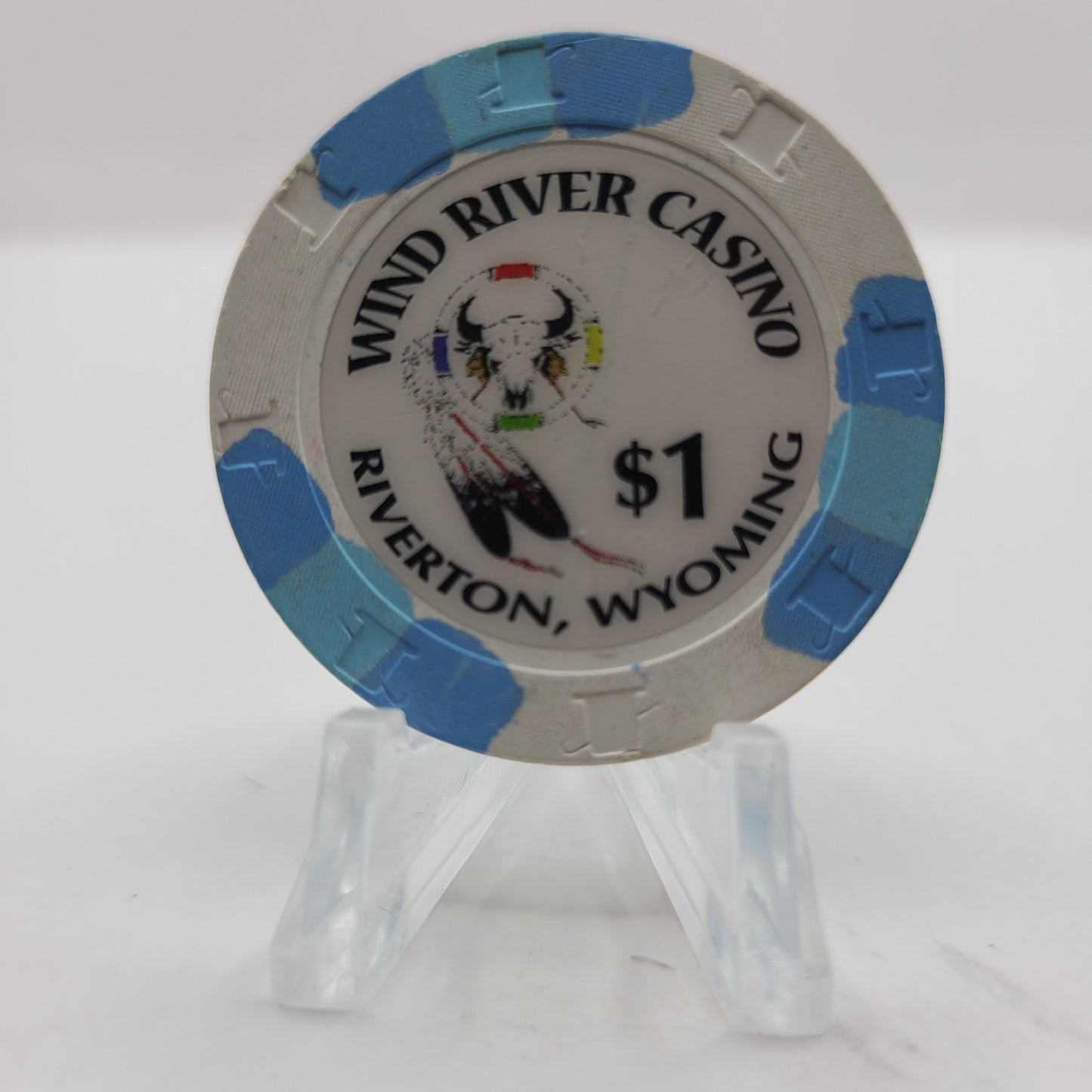 Wind River Hotel Casino Riverton Wyoming $1 Casino Chip CG055540