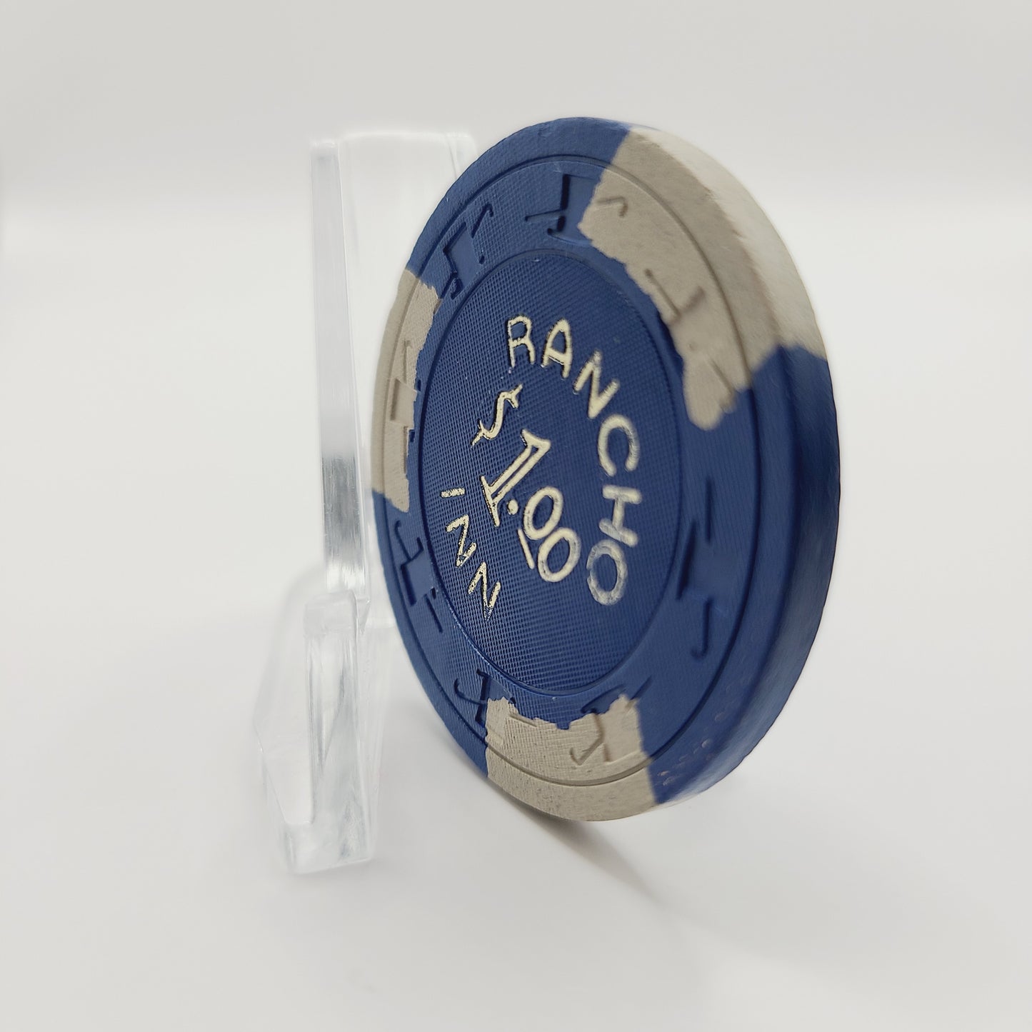 Rancho Inn Casino Las Vegas Nevada 1955 $1 Casino Chip N2040