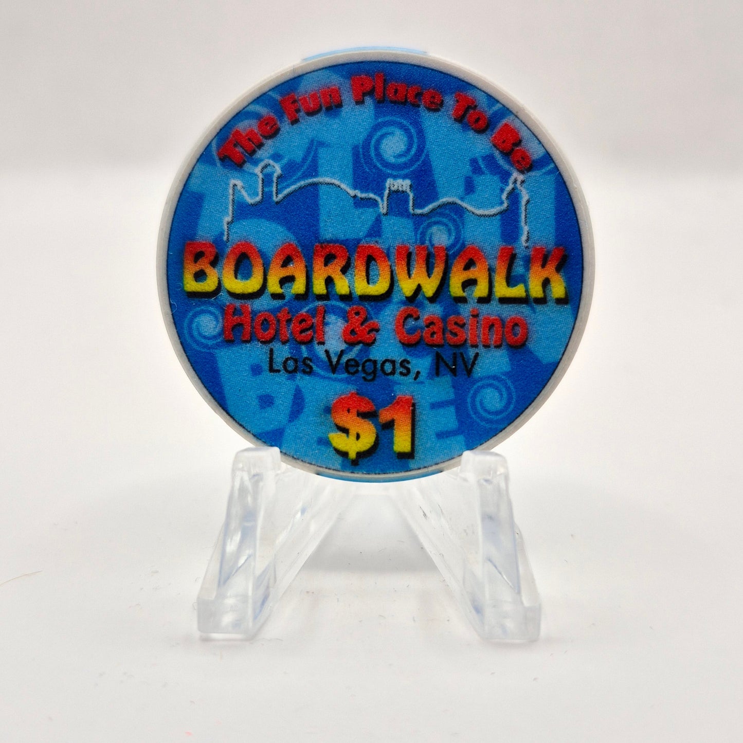 Boardwalk Casino Las Vegas Nevada 2003 $1 Casino Chip E0078