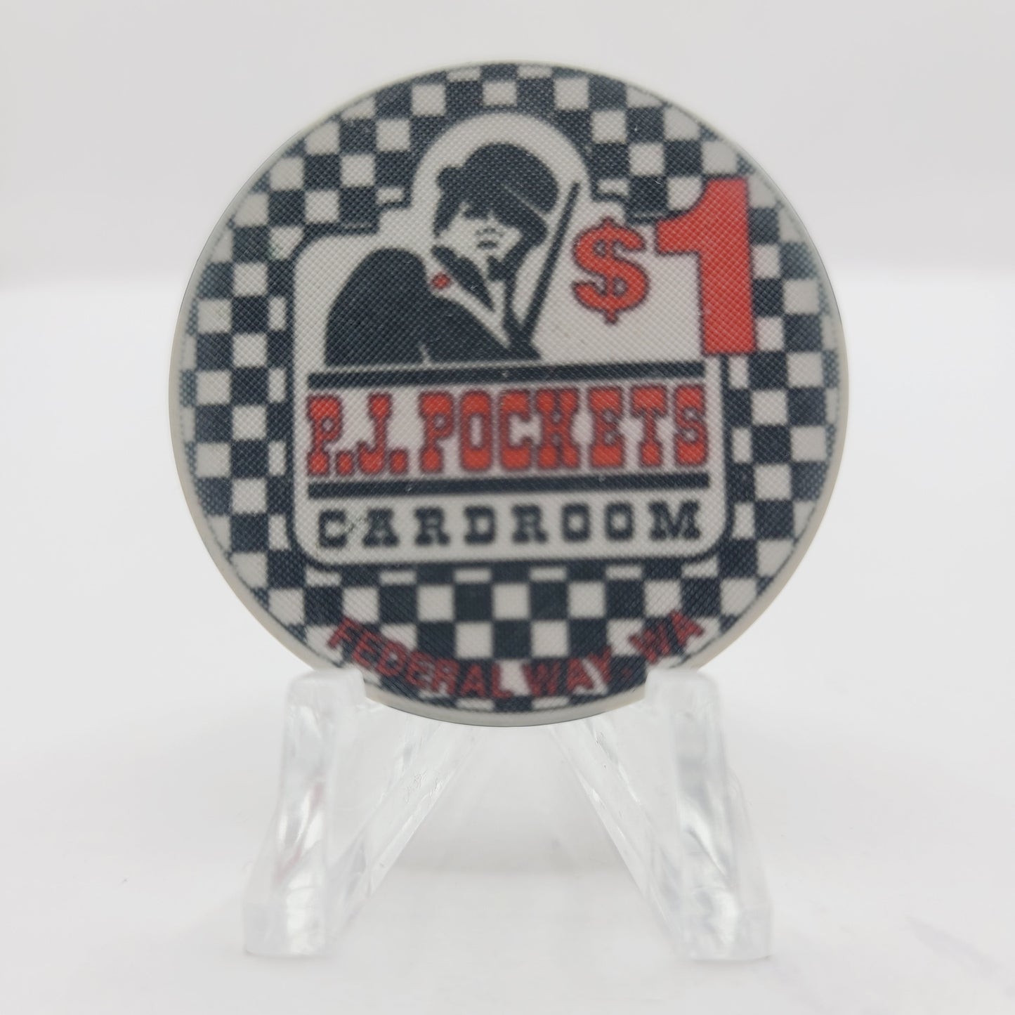 PJ Pockets Casino Federal Way Washington $1 Casino Chip