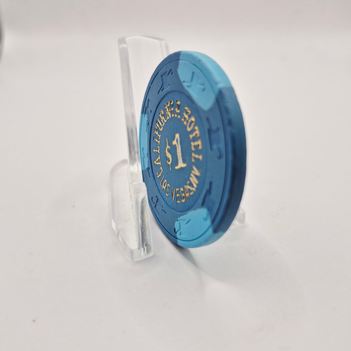 California Hotel Casino Las Vegas Nevada 1989 $1 Casino Chip N1413