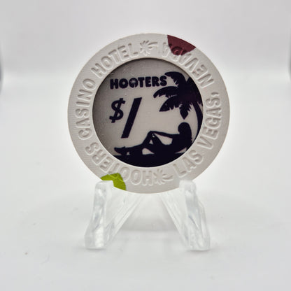 Hooters Casino Hotel Las Vegas Nevada 2006 $1 Casino Chip E5080