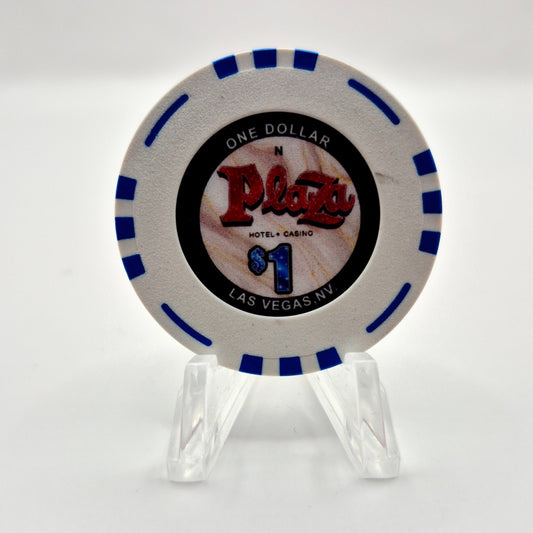Plaza Hotel Casino Las Vegas Nevada 2026 $1 Casino Chip D3996