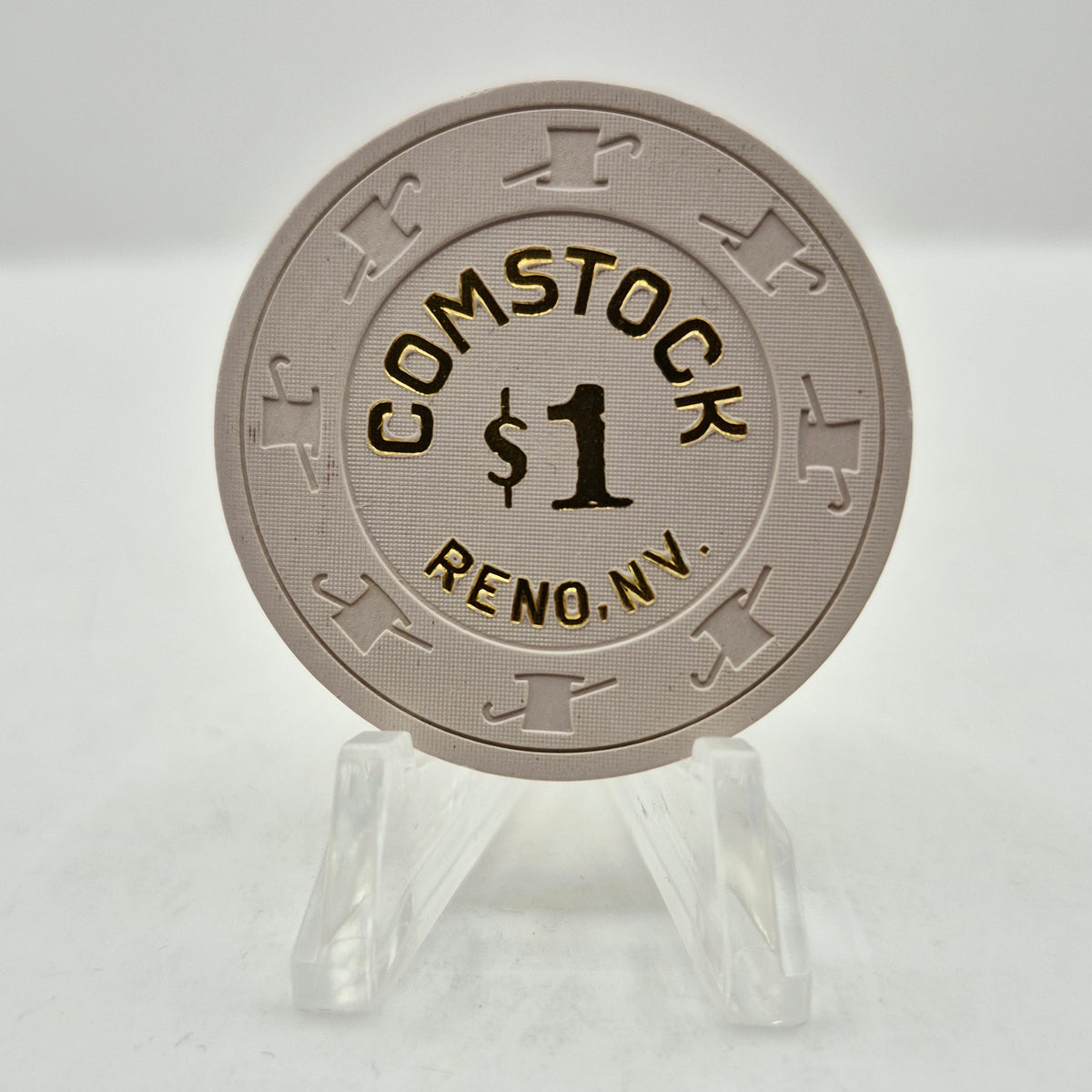 Comstock Hotel Casino Reno Nevada 1998 $1 Casino Chip V2310