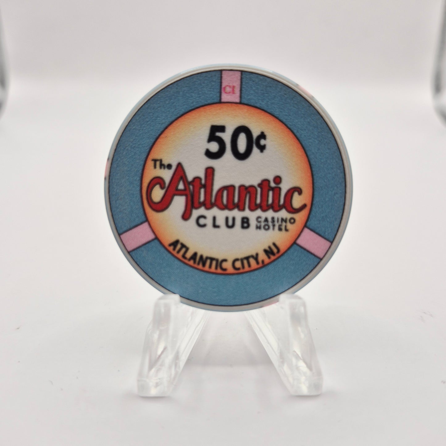 The Atlantic Club Casino Hotel Atlantic City New Jersey 2012 $.50 Casino Chip