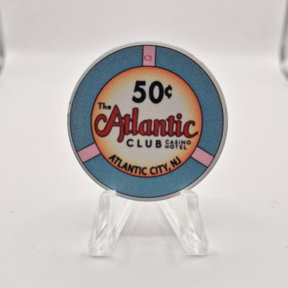 The Atlantic Club Casino Hotel Atlantic City New Jersey 2012 $.50 Casino Chip