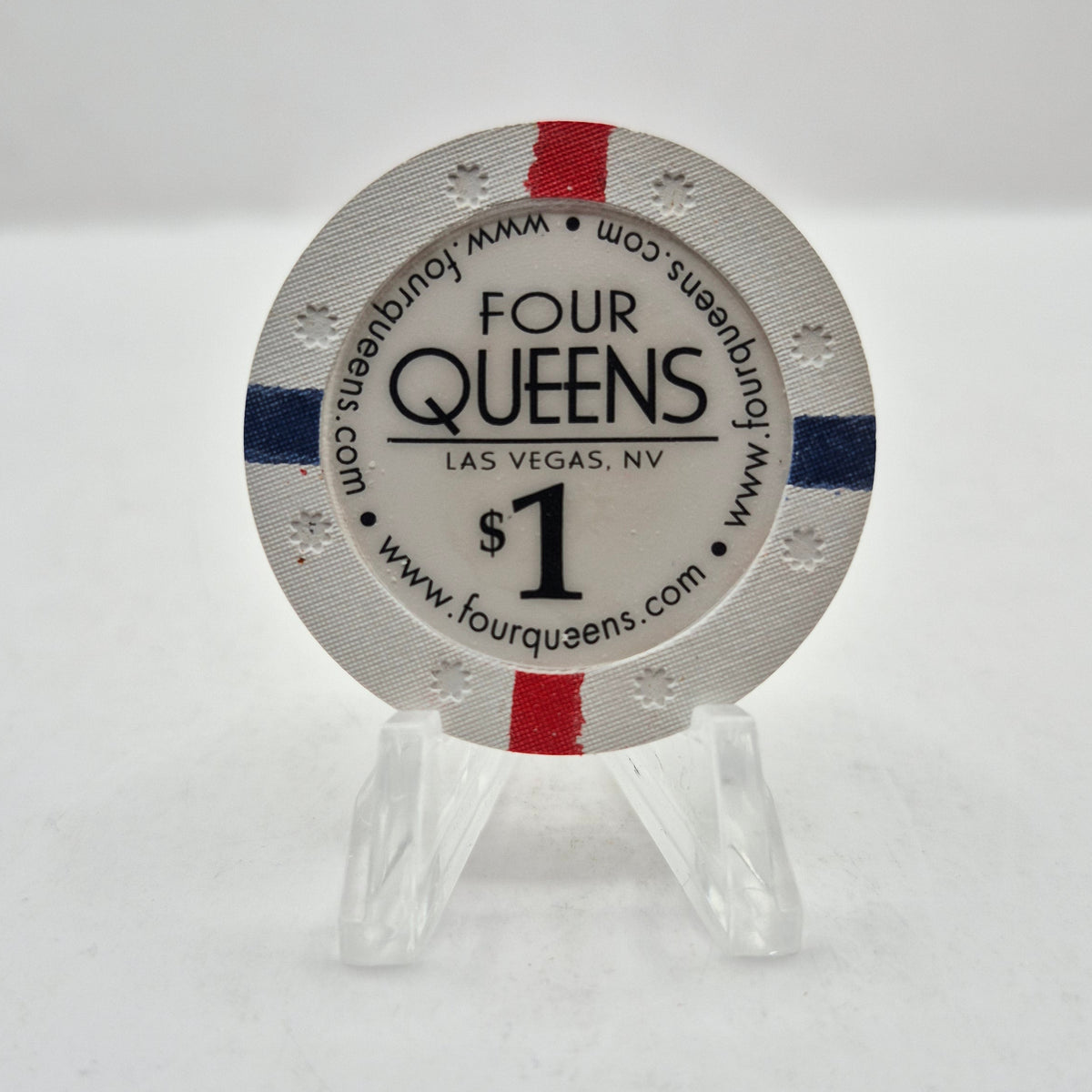 Four Queens Hotel Casino Las Vegas Nevada 2003 $1 Casino Chip E0517